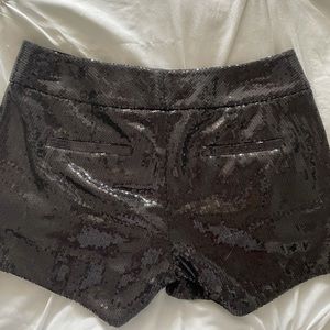 Sequin short shorts